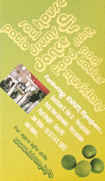 Sunday Lime event flyer back