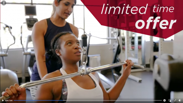 Fitness membership promo